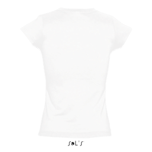 T-Shirt V-Neck, Frauen, SOL'S, Back - Hauptstadt Print 24